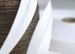 1m Schrägband 40/20mm weiß, auch für Mundschutz